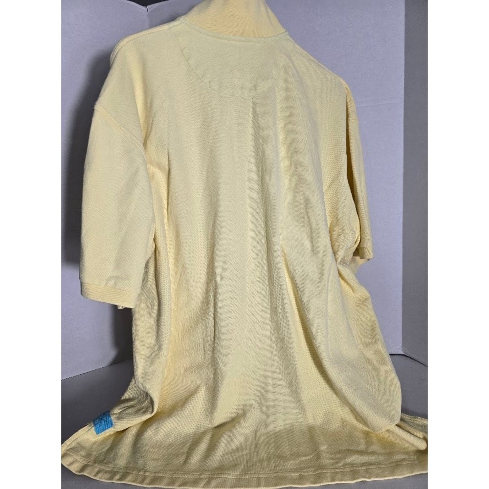 ORVIS Men's‎ Pastel Yellow Tall Polo Shirt XXL Embroidered Logo Golf Casual - Picture 2 of 7